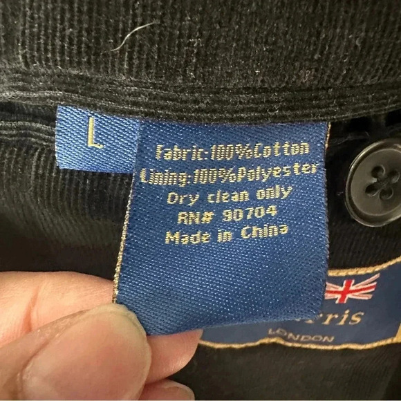 T Harris London Coat Blazer Men's Size Large Black Formal Career Holiday - Picture 8 of 16